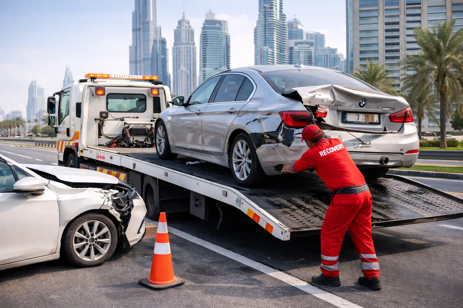 نقليات البرق لنقل المركبات داخل جميع مناطق دبي